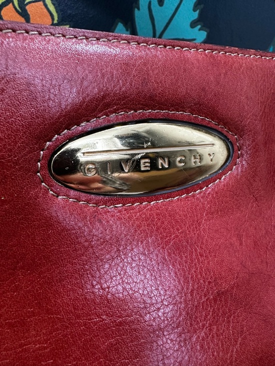 Givenchy SACS Cognac Brown Leather Top Handle Bag - Picture 9 of 13